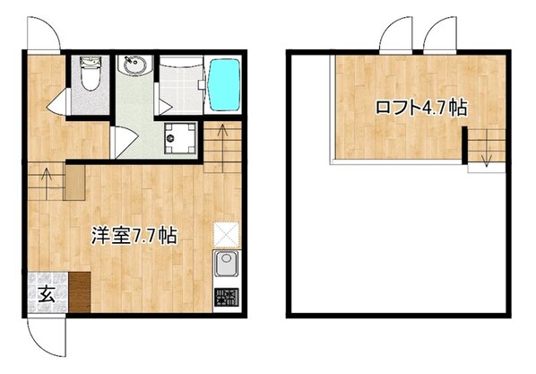 ETRE小郡駅前の物件間取画像